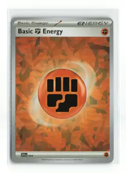FIGHTING ENERGY SVE 014 CRACKED ICE HOLO POKEMON TCG NM-LP - Image 1