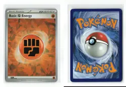 FIGHTING ENERGY SVE 014 CRACKED ICE HOLO POKEMON TCG NM-LP - Image 3