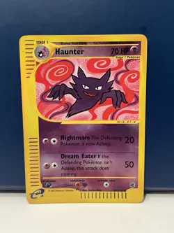 Pokemon Haunter 80/165 2002 Expedition Base Set Reverse Holo LP/NM - Image 2