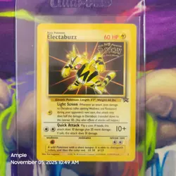 Electabuzz - Kids WB Presents Pokemon The First Movie Stamp Black Star Promo #2 - Image 4