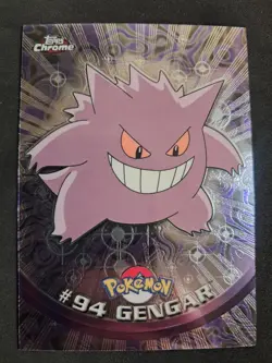2000 Topps Chrome Pokemon Gengar #94 NM-MINT - Image 1