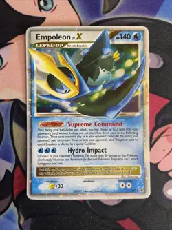 Empoleon LV.X DP11 Black Star Promo Holo Rare Diamond And Pearl 2007 Pokemon LP - Image 1