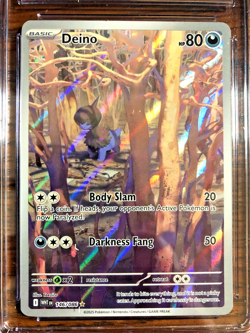 Deino Illustration Rare #146 - CGC GEM MINT 10 - 2025 White Flare - Pokemon TCG - Image 2