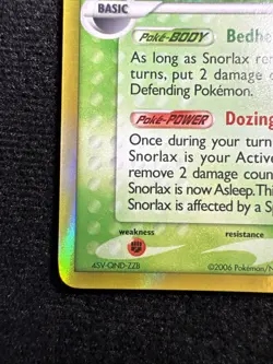 Pokemon TCG Delta Species Snorlax #10 Dragon Frontiers NM Excellent Condition - Image 4