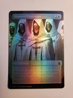 Anointed Procession FOIL (MISCUT) Proxy Playtest Card with Fantasy Custom Art - Image 3