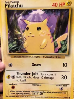 Pokemon 1999 Blue 4-Pocket Binder + card lot, promos, rares, foils, giant cards! - Image 2
