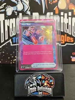 Max Rod Ace Spec Prismatic Evolutions Pokemon Card 116/131 - Image 1