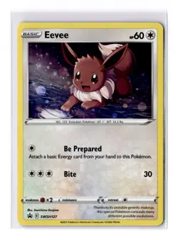 Eevee - SWSH127 Sword & Shield Black Star Promo Card - LP - POKEMON TCG - Image 1