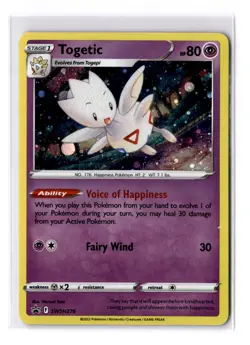 Togetic - SWSH276 Sword & Shield Black Star Promo Cards Holo - LP - POKEMON TCG - Image 1