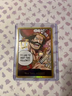 One Piece Gol.D.Roger GOLD DON!! Card (OP-13) English - Image 1