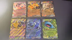 Pokemon 151 6 Card EX Lot Mew Charizard Blastoise Venusaur Ninetales AlakazamENG - Image 1