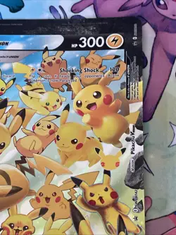 Pikachu V Union SWSH139 - SWSH142 Jumbo 25th Anniversary Cards - Image 4