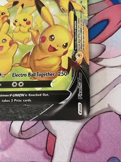 Pikachu V Union SWSH139 - SWSH142 Jumbo 25th Anniversary Cards - Image 5