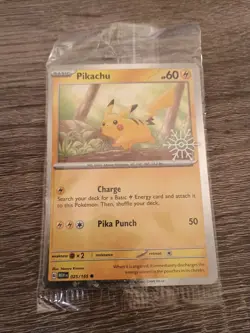 Pikachu - (Holiday Calendar) 025/165 Miscellaneous Cards & Products Holo - Image 1