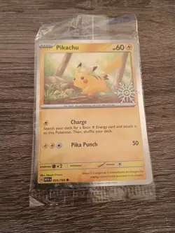 Pikachu - (Holiday Calendar) 025/165 Miscellaneous Cards & Products Holo - Image 2