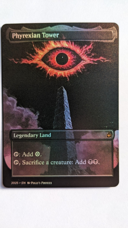 Phyrexian Tower FOIL (MISCUT) Proxy Playtest Card with Custom Art Design - Image 5