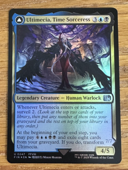 MTG Final Fantasy, Ultimecia, Time Sorceress / Ultimecia, Omnipotent - Foil - Image 1