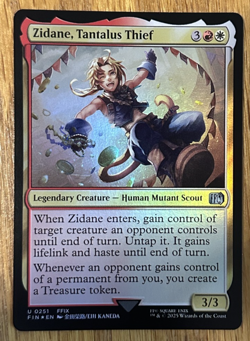 MTG Final Fantasy, Zidane, Thantalus Thief - Foil - Image 1