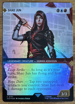 MTG Assassin's Creed, Shao Jun - Showcase Foil - Image 1