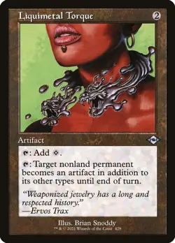 MTG - Liquimetal Torque (Retro) - Modern Horizons 2 - X1 - (NM) - - Image 1