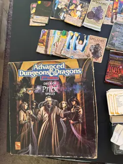 Dungeons & Dragons Deck of Priest Spells Set & Wyvern Booster MTG Pack Mixed - Image 5