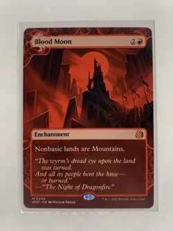1x Blood Moon - Wilds of Eldraine: Enchanting Tales NM - MTG - Image 1