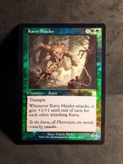 Kavu Mauler FOIL NM OLD BORDER RETRO FRAME - Apocalypse Magic the Gathering MTG - Image 1