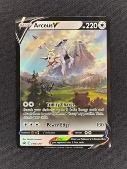 Arceus V SWSH204 Pokemon Sword & Shield Black Star Promo Near Mint #3 - Image 1