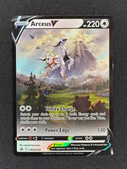 Arceus V SWSH204 Pokemon Sword & Shield Black Star Promo Near Mint #2 - Image 1
