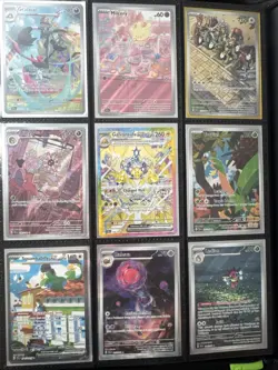 Pokemon English Mixed Lot Of 9 Illustration Rares Rabsca Ledian Tropius IR - Image 1