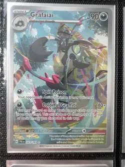 Pokemon English Mixed Lot Of 9 Illustration Rares Rabsca Ledian Tropius IR - Image 2