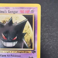 Pokemon Vintage Sabrina's Gengar Gym Challenge Rare 29/132 LP WotC - Image 3