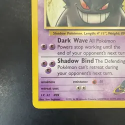 Pokemon Vintage Sabrina's Gengar Gym Challenge Rare 29/132 LP WotC - Image 5
