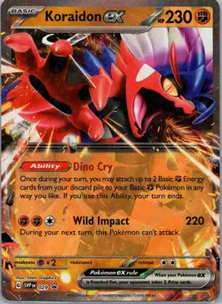 Pokemon TCG Koraidon ex 29 Scarlet Violet Black Star Promos NM - Image 1