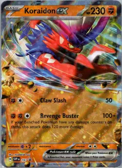 Pokemon TCG Koraidon ex 197 Scarlet Violet Promos NM - Image 1