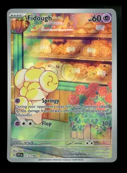 Fidough 213/198 Scarlet Violet 2023 Holo Rare IR Pokemon Card TCG - Image 1