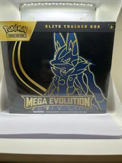Pokemon TCG Mega Evolutions Lucario Elite Trainer Box ETB - Image 1