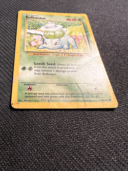 Pokemon TCG Bulbasaur Base Set 44/102 Regular 1999-2000 Wizards Base Set HP - Image 2