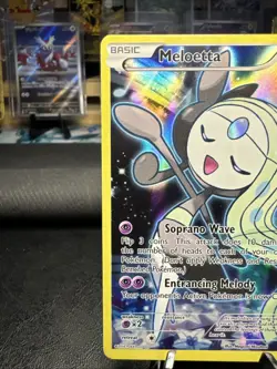 Pokemon Meloetta XY120 Black Star Promo Full Art Holo Foil - Image 2