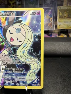 Pokemon Meloetta XY120 Black Star Promo Full Art Holo Foil - Image 3