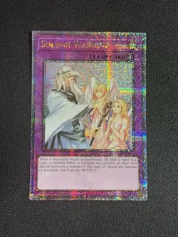 Solemn Warning - RA02-EN078 (Quarter Century Secret Rare) 1st Edition NM Yugioh - Image 1