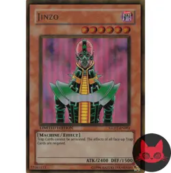 Yugioh Jinzo GLD1-EN003 Gold Rare Limited Edition NM - Image 1