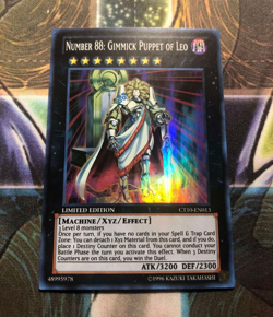 *** NUMBER 88: GIMMICK PUPPET OF LEO *** SUPER RARE CT10-EN013 YUGIOH! - Image 1