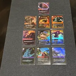 League Of Legends Riftbound TCG Lot Of 10 Cards Ft Sett - Image 1