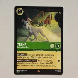 Tramp 110/204 Disney Lorcana Archazia's Island Regular Rare Card NM - Image 1