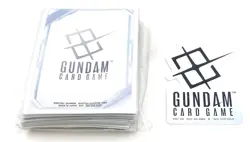 GUNDAM Card Game Beta Trial Event Promo 70 Sleeves with Sticker BANDAI JAPAN - Image 1