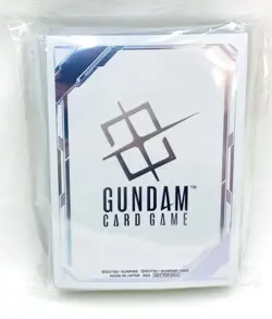 GUNDAM Card Game Beta Trial Event Promo 70 Sleeves with Sticker BANDAI JAPAN - Image 2