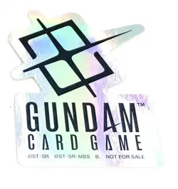 GUNDAM Card Game Beta Trial Event Promo 70 Sleeves with Sticker BANDAI JAPAN - Image 3