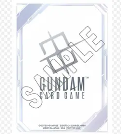 GUNDAM Card Game Beta Trial Event Promo 70 Sleeves with Sticker BANDAI JAPAN - Image 4