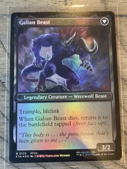 Vincent Valentine Legendary Creature Assassin Card 125 Foil - Image 2